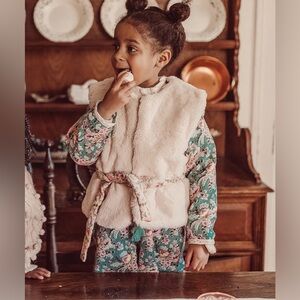 Louise Misha Paris Fuzzy Reversible Vest 24M